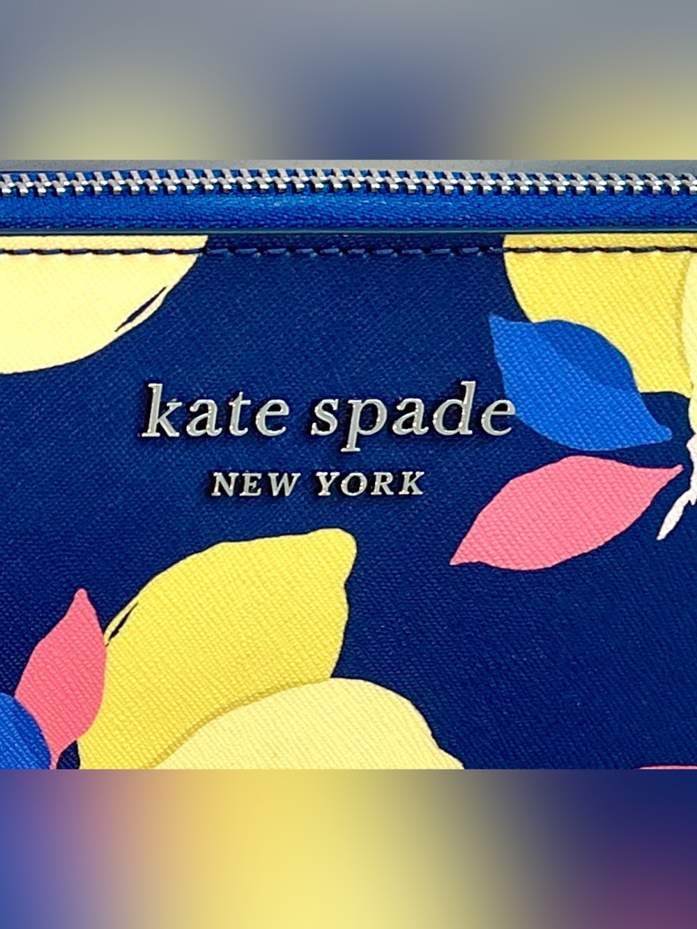 kate spade Laptop Bag “Lemon Zest” New without tags L-Zip/Padded - Picture 3 of 11